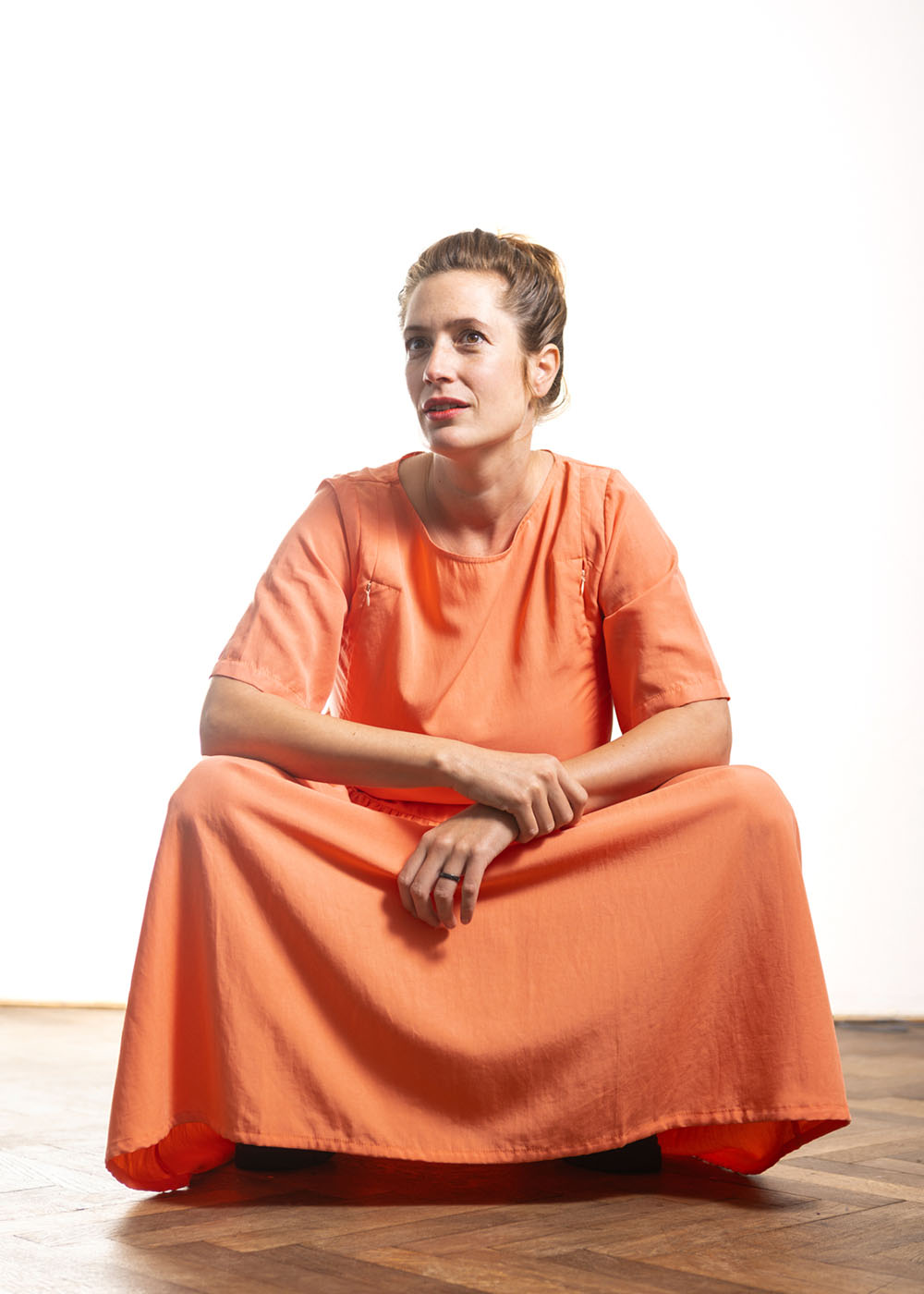 Kojící šaty Marinette Orange