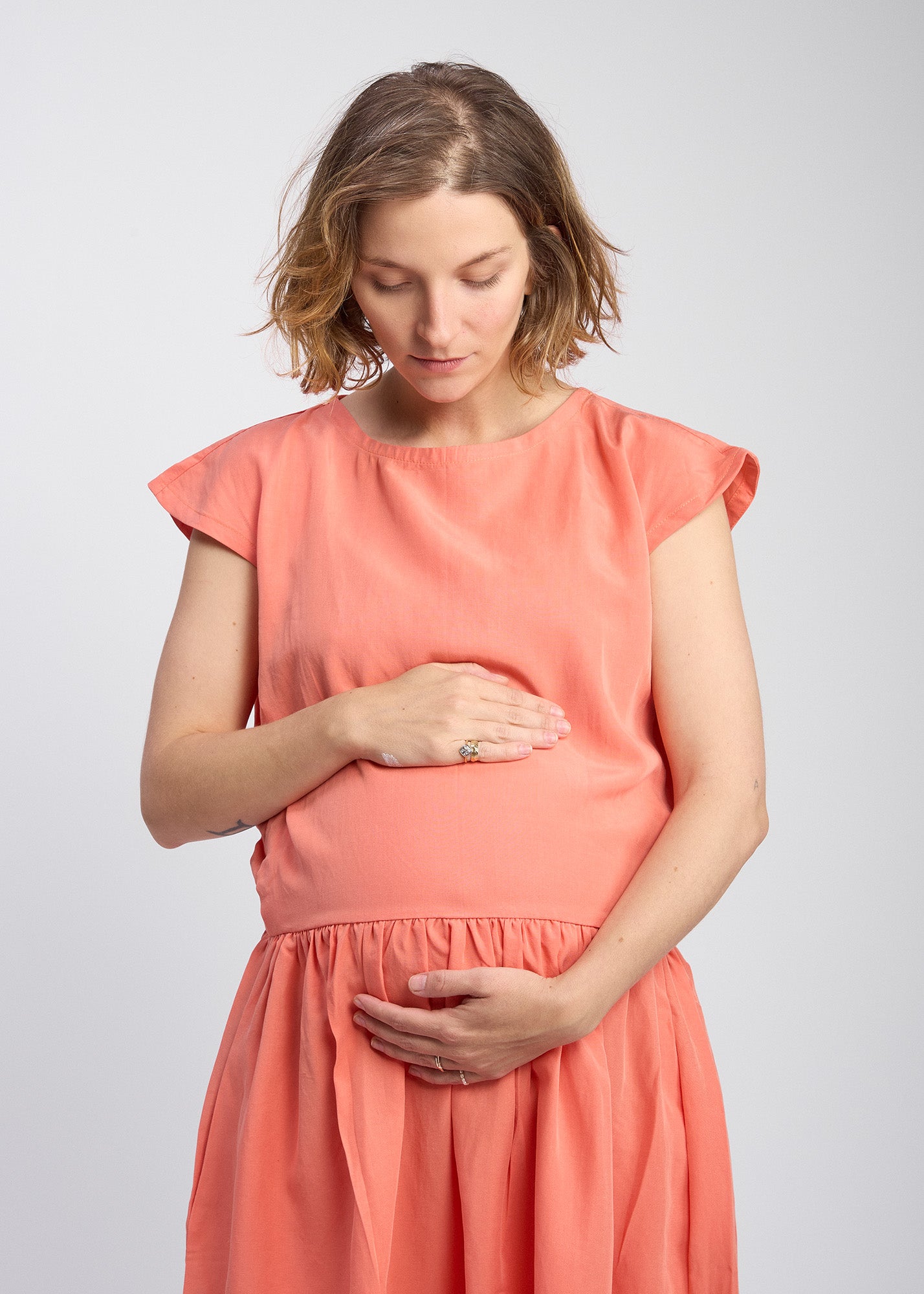 Kojící šaty Liberty Orange