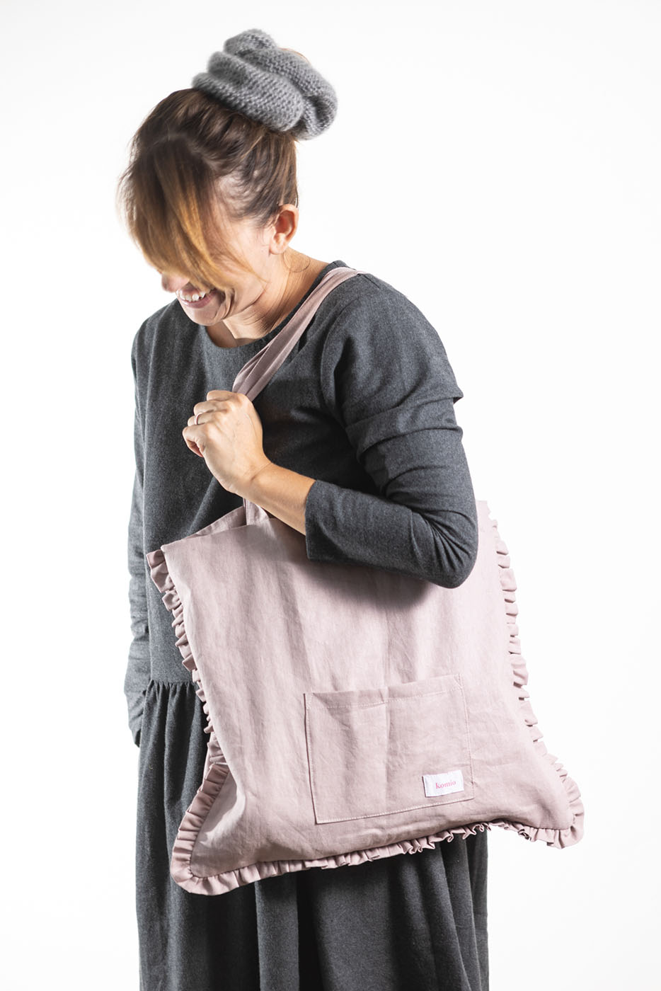 Taška přes rameno s kapsou