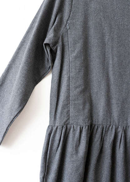 Kojicí šaty Flanelky Šedivé