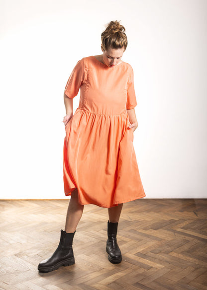 Kojící šaty Marinette Orange