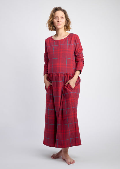 Kojící šaty Flanelky Red
