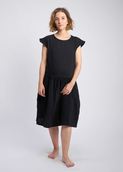 Kojící šaty Liberty Black