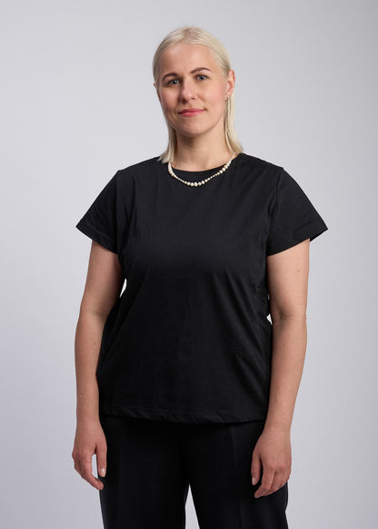 Černé kojicí tričko z organické bavlny