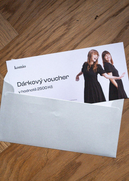Dárkový voucher Komio