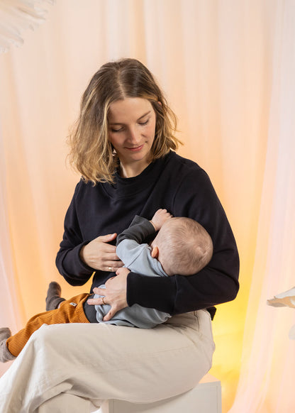 Kojicí mikina z bambusu – černá