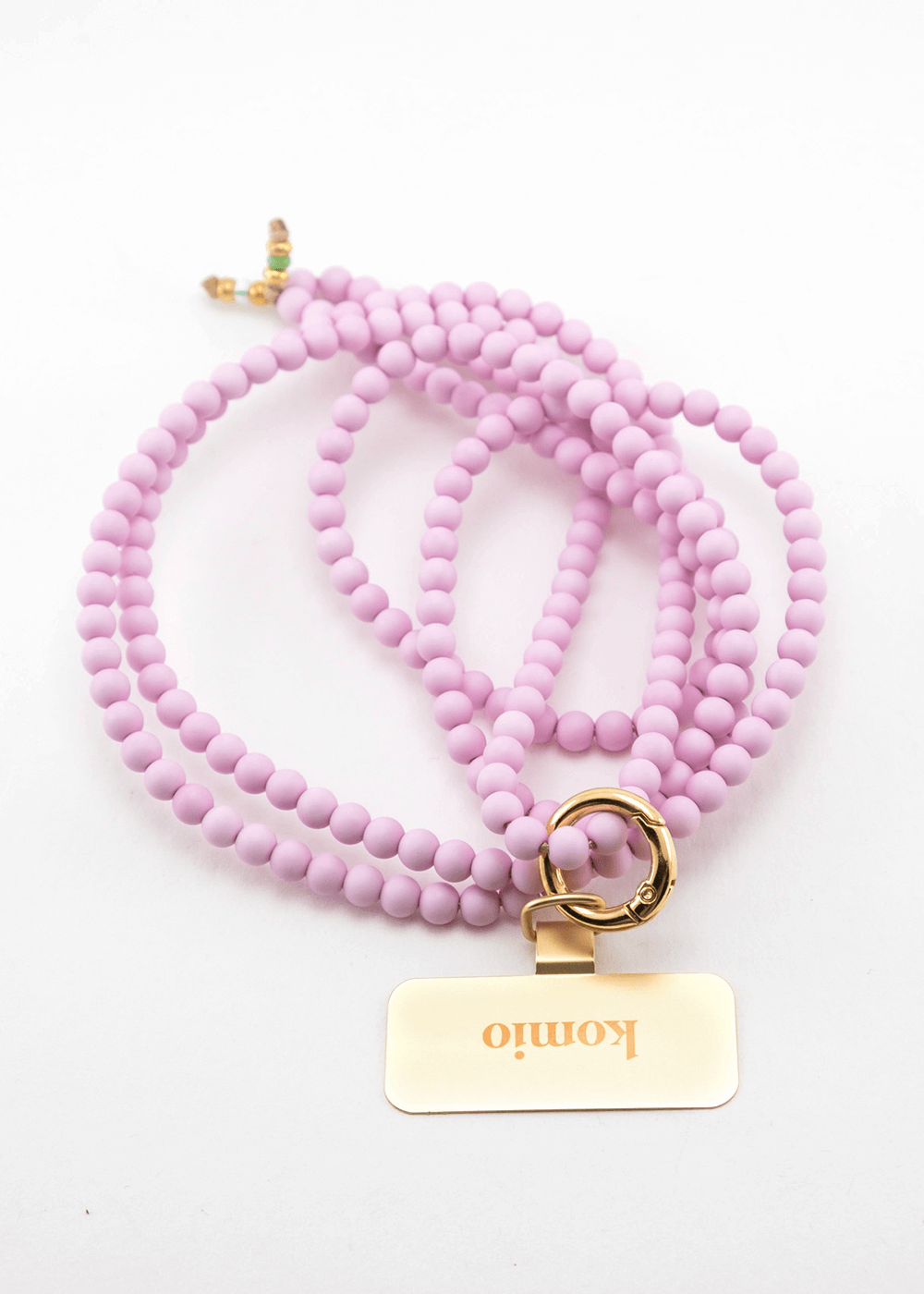 Korálková šňůrka na telefon – Růžová