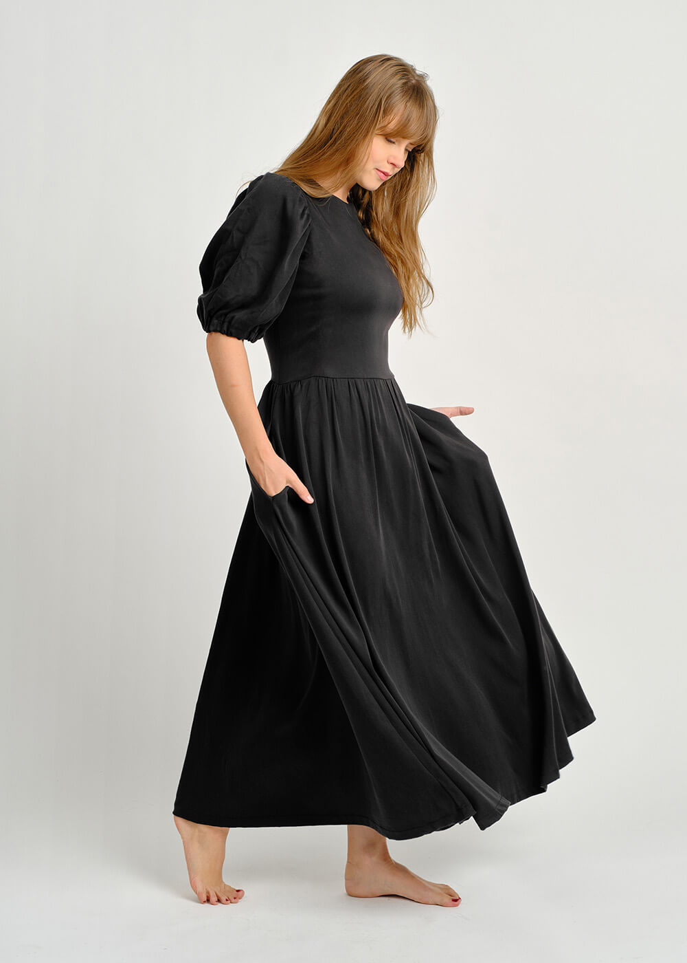 Šaty Jenu – černé Sandwash