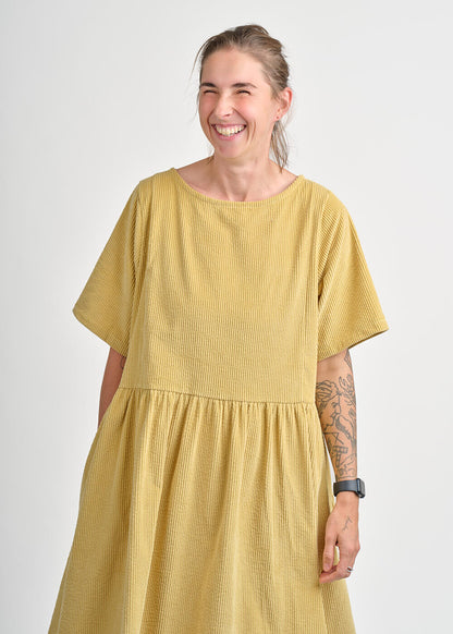 Kojicí šaty Marinette – žluté